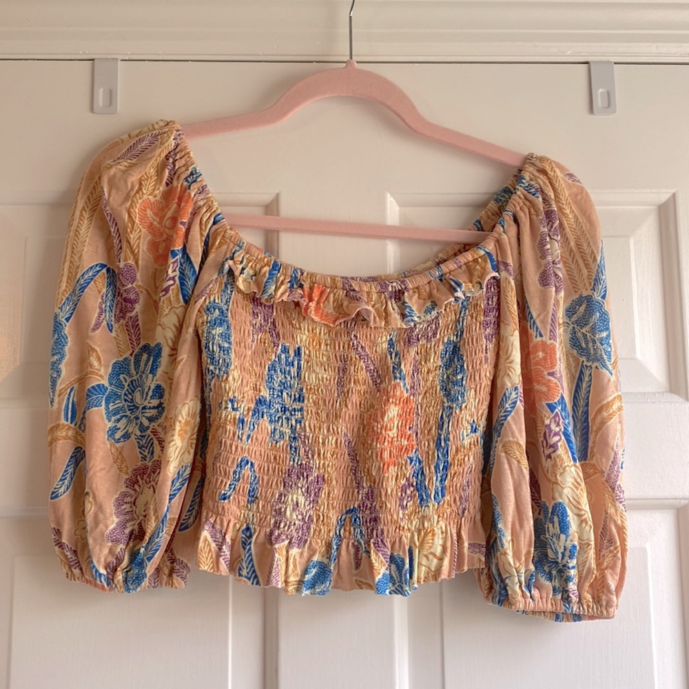 UO Ruched Crop Top